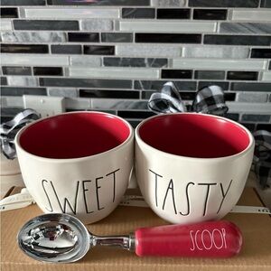 Rae Dunn Ice Cream Set